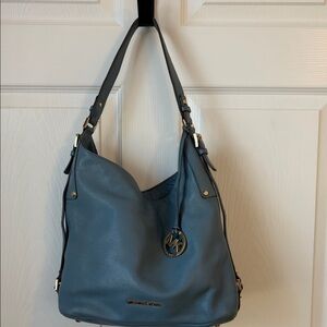Michael Kors Slate Blue Hobo Bag